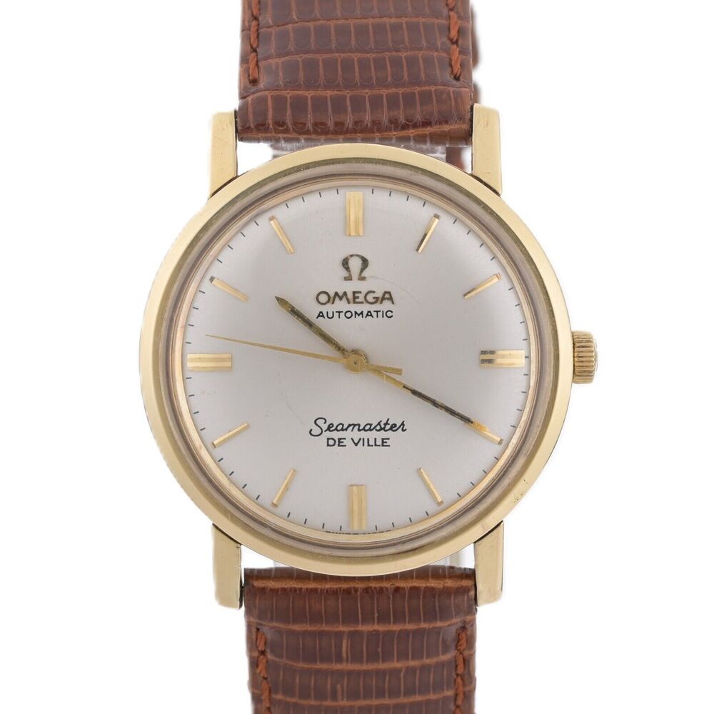 Omega Seamaster Deville 14k Yellow Gold Cal. 670 White Dial 31.5mm Watch